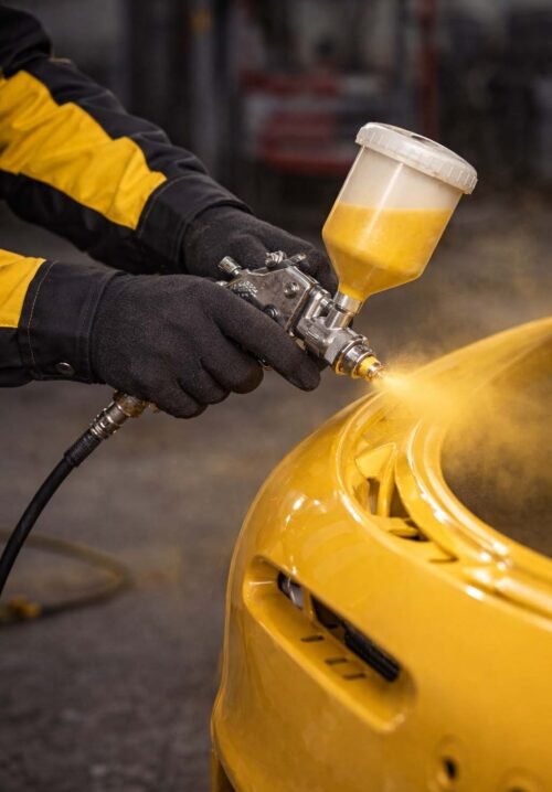 pintura de parachoque